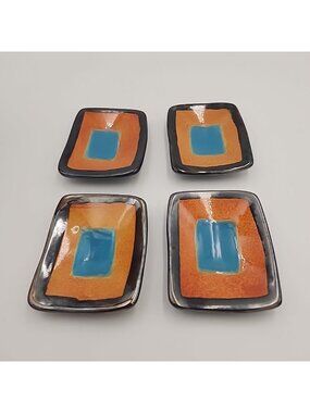 bella casa by ganz Footed Dip Condiment Trinket Dishes Set Of 4